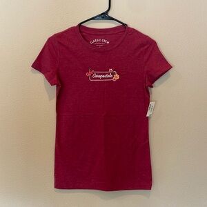 NWT Aeropostale Red Embroidered Classic Crew